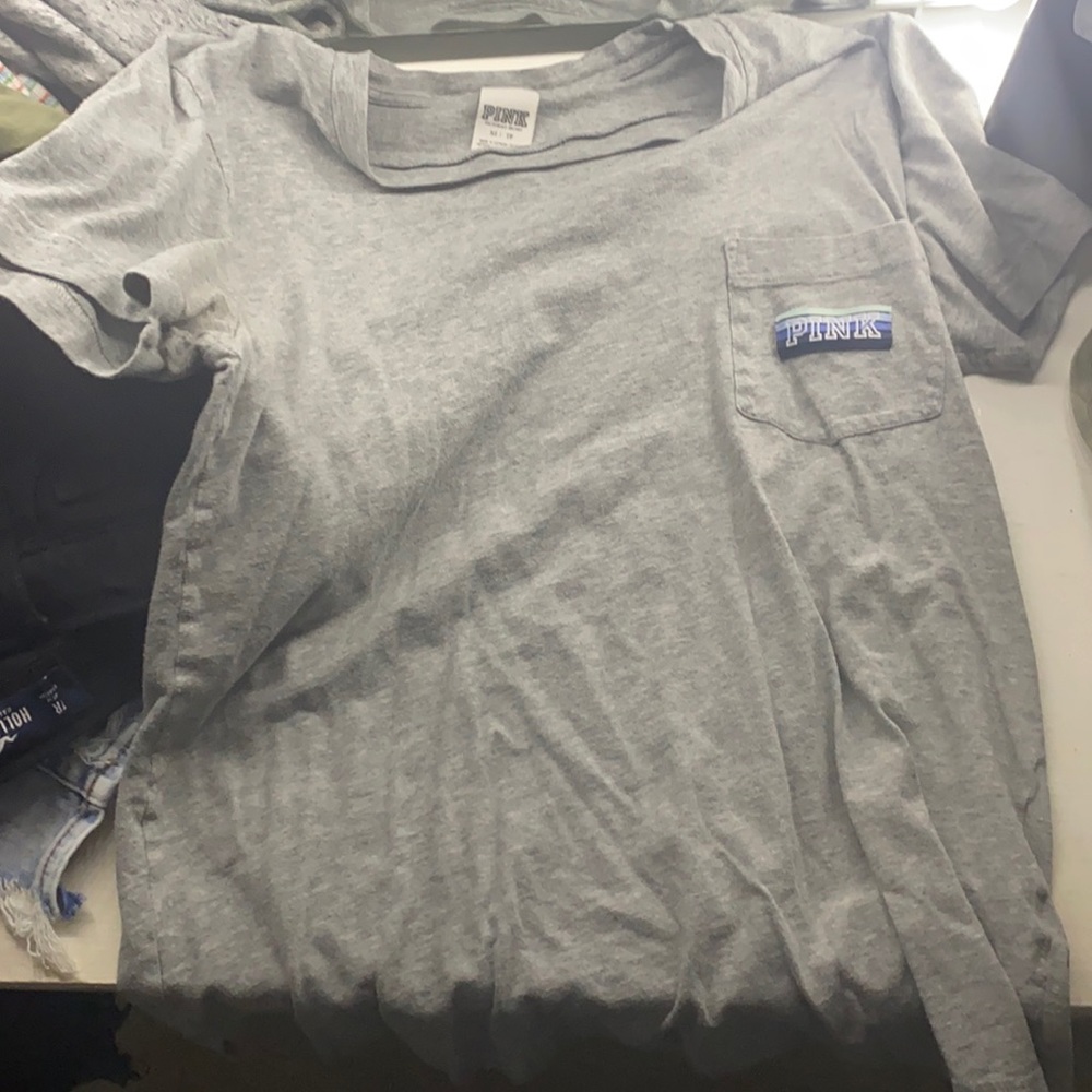 Grey Pink Tshirt